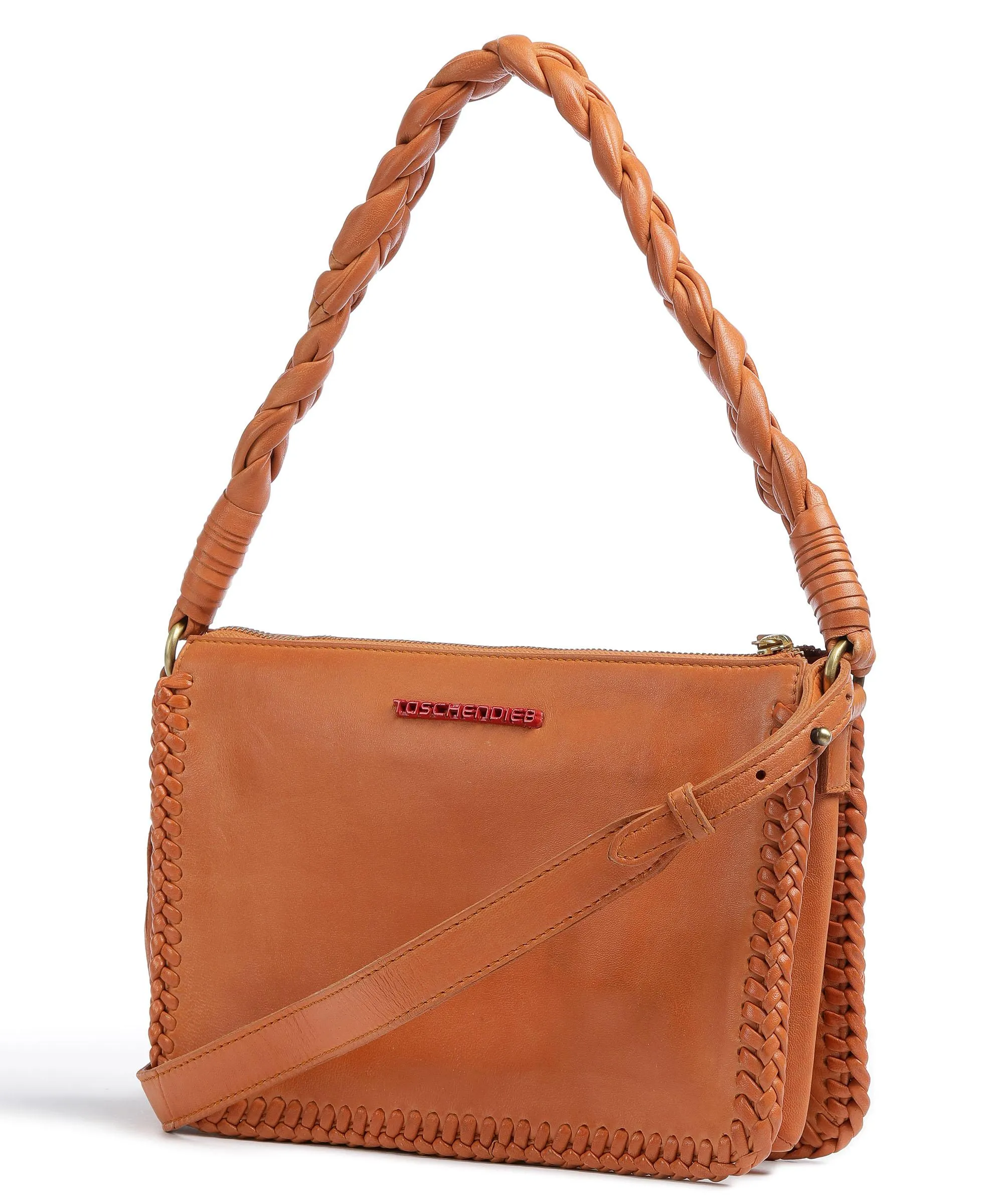  Taschendieb Wien Fürstengasse 3 Borsa a spalla pelle di pecora arancio  