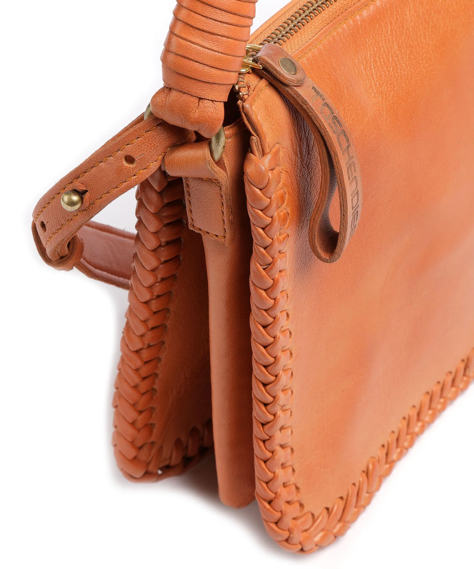  Taschendieb Wien Fürstengasse 3 Borsa a spalla pelle di pecora arancio  