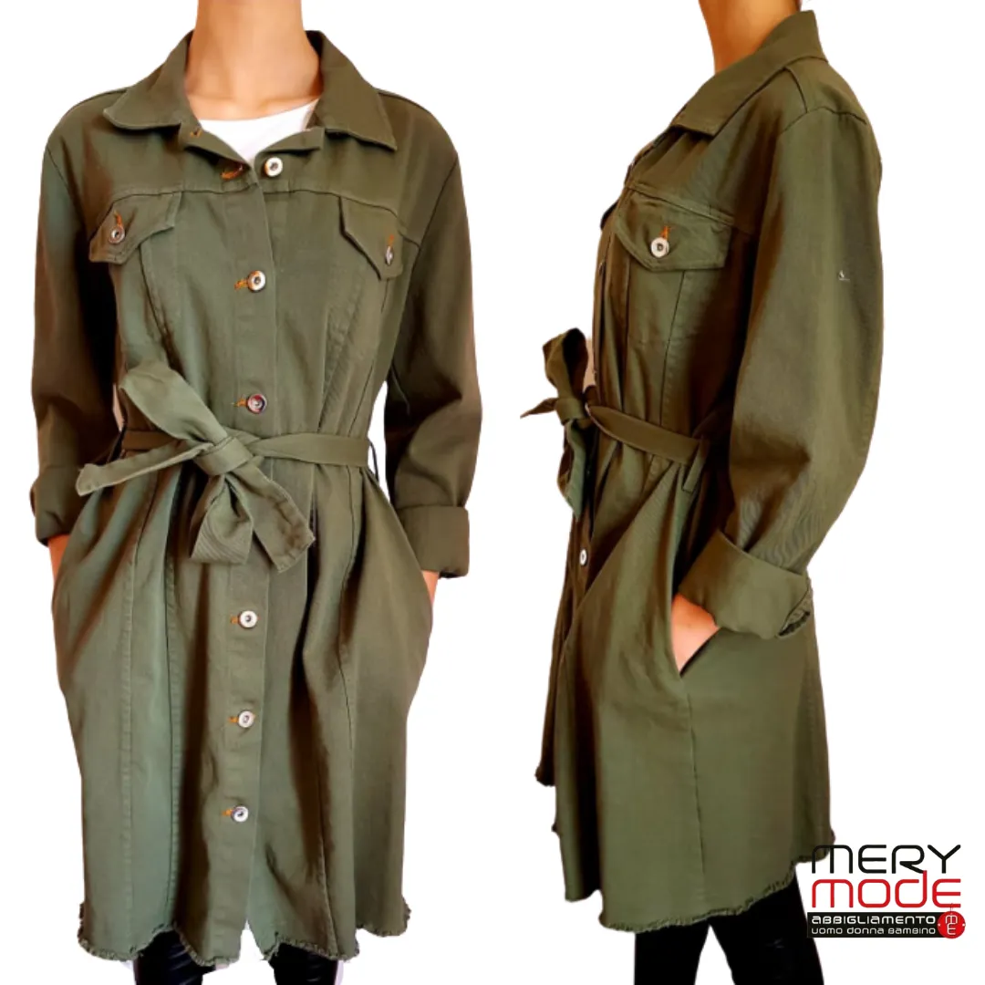 Trench cotone di Susy Mix art. g5172