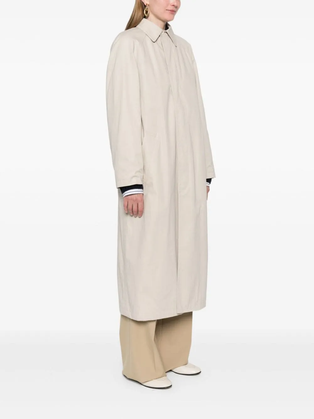 Trench lungo in beige di A.P.C. - donna