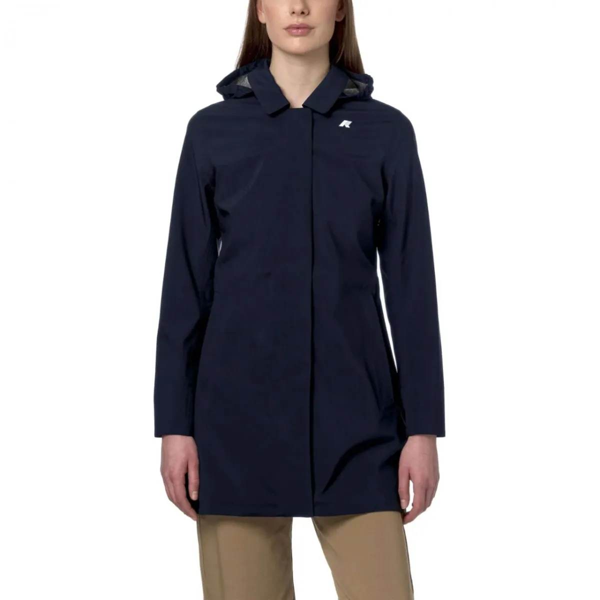 Trench Mathy Bonded Jersey Blue Depth