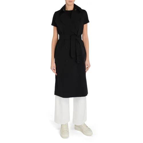 Trench smanicato Save the Duck Sidra nero