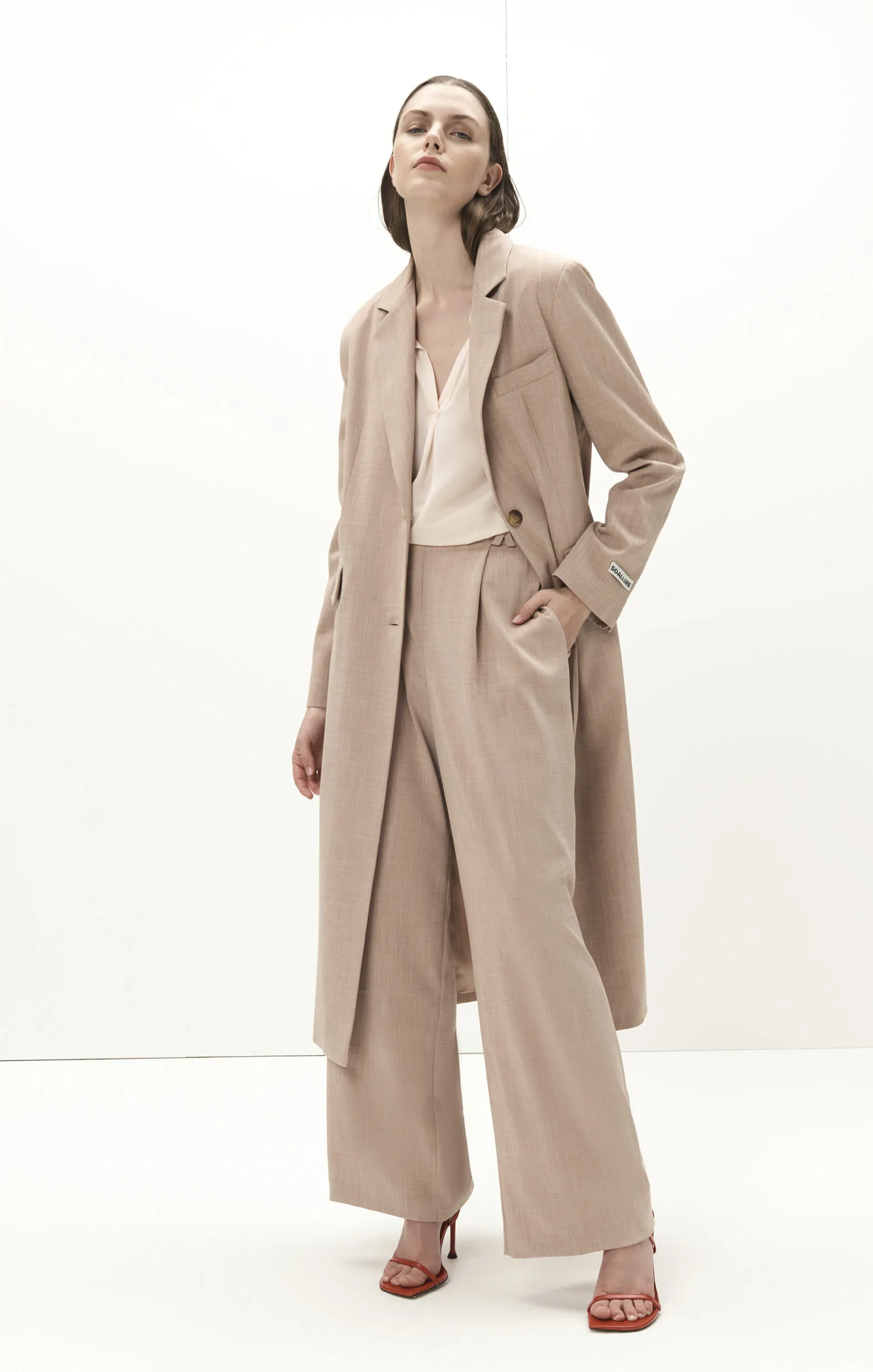 TROUSERS IN PALAZZO BOY