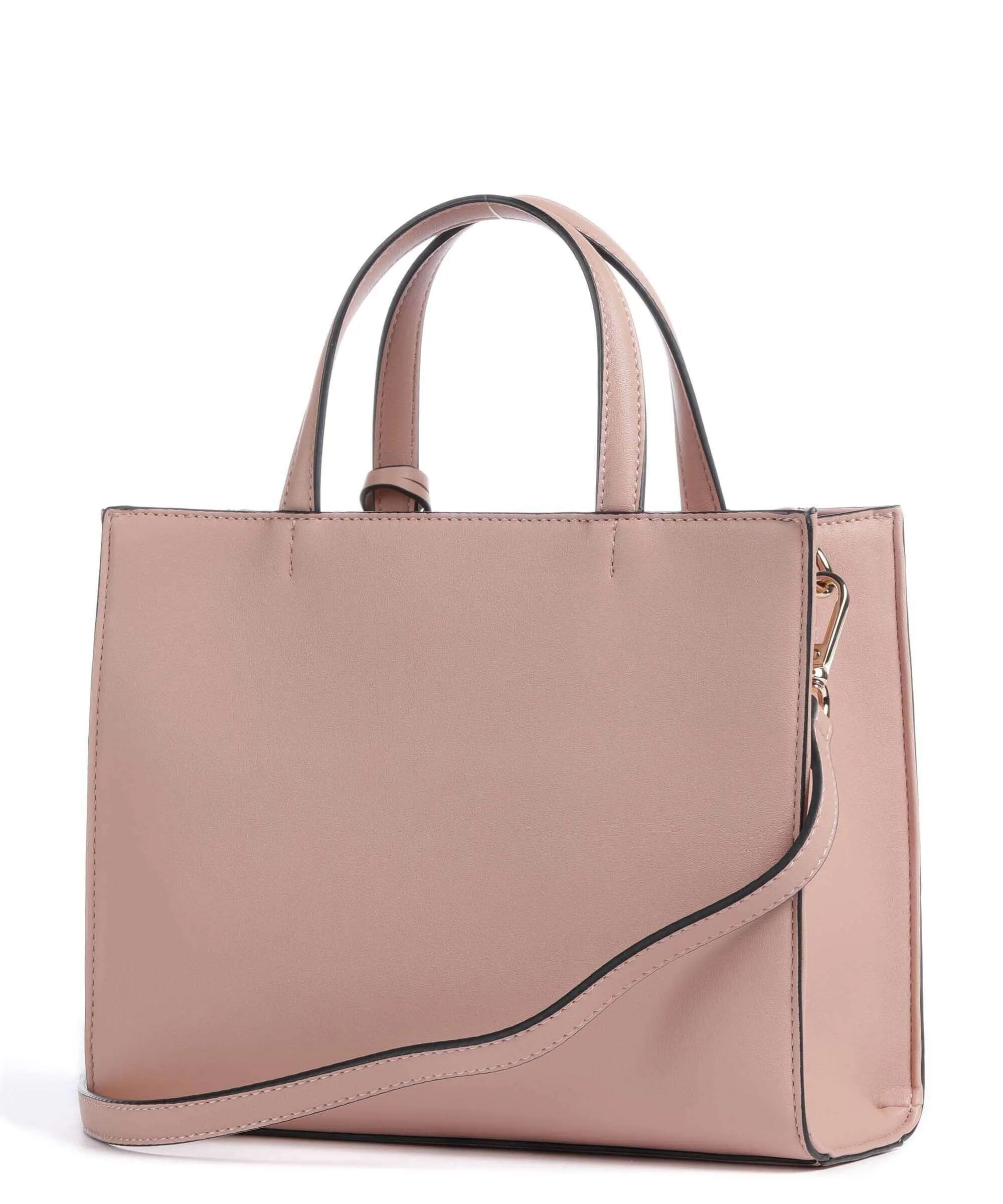 Twinset Oval T Logo Borsa a mano pelle sintetica rosa antico  