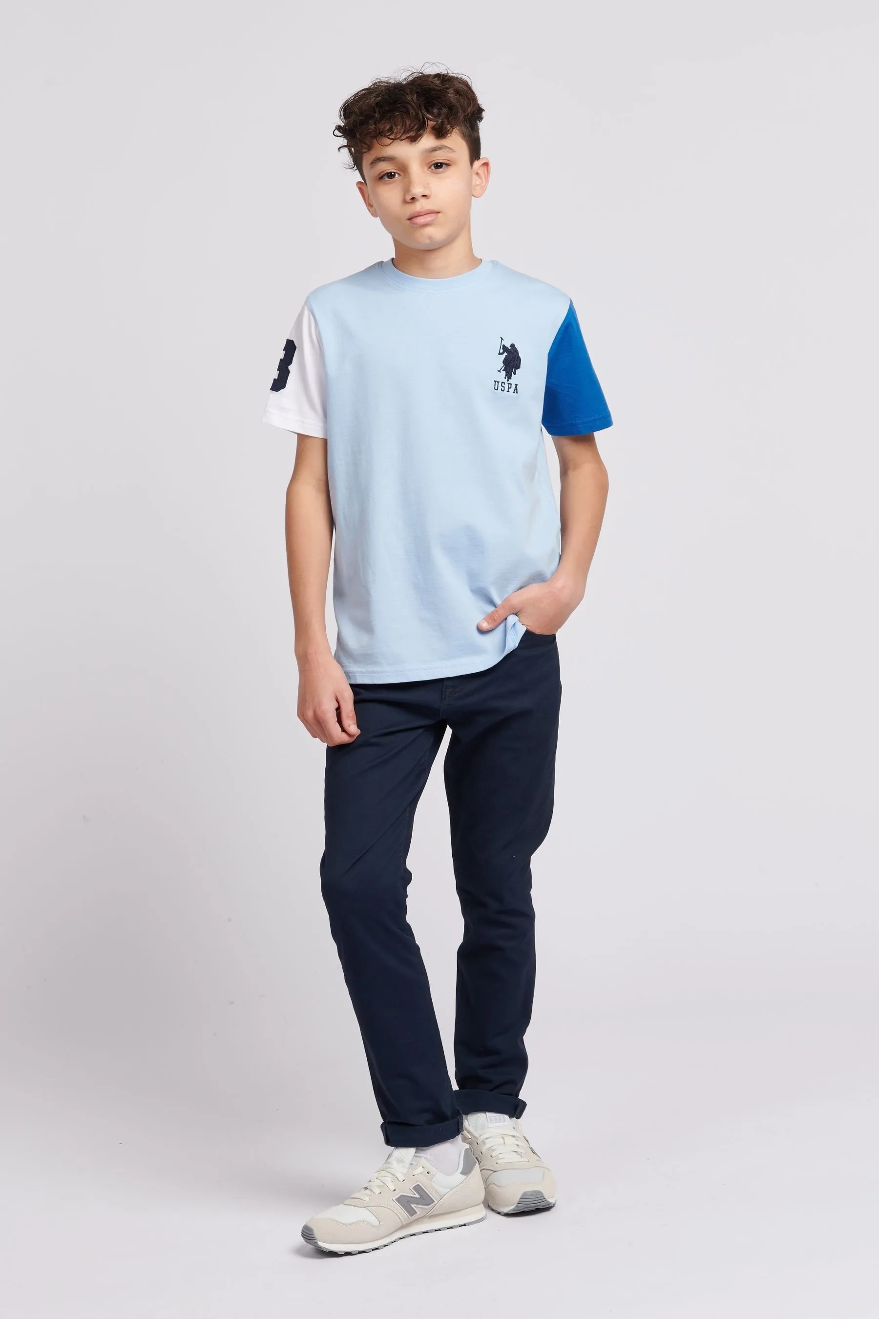 U.S. Polo Assn. Maglietta da 3 Bambino Player    