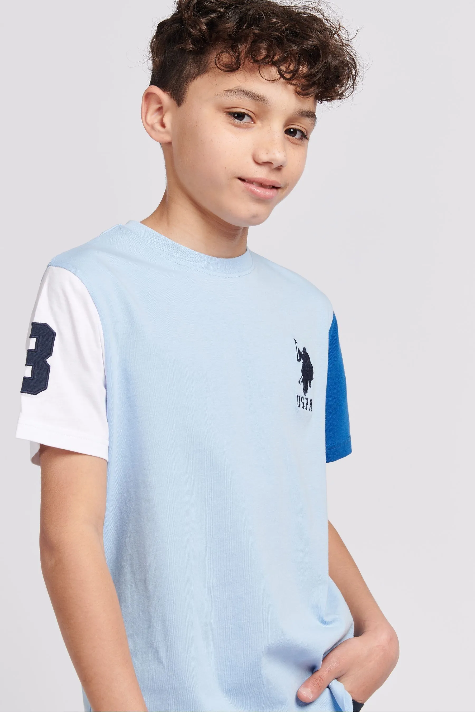 U.S. Polo Assn. Maglietta da 3 Bambino Player    