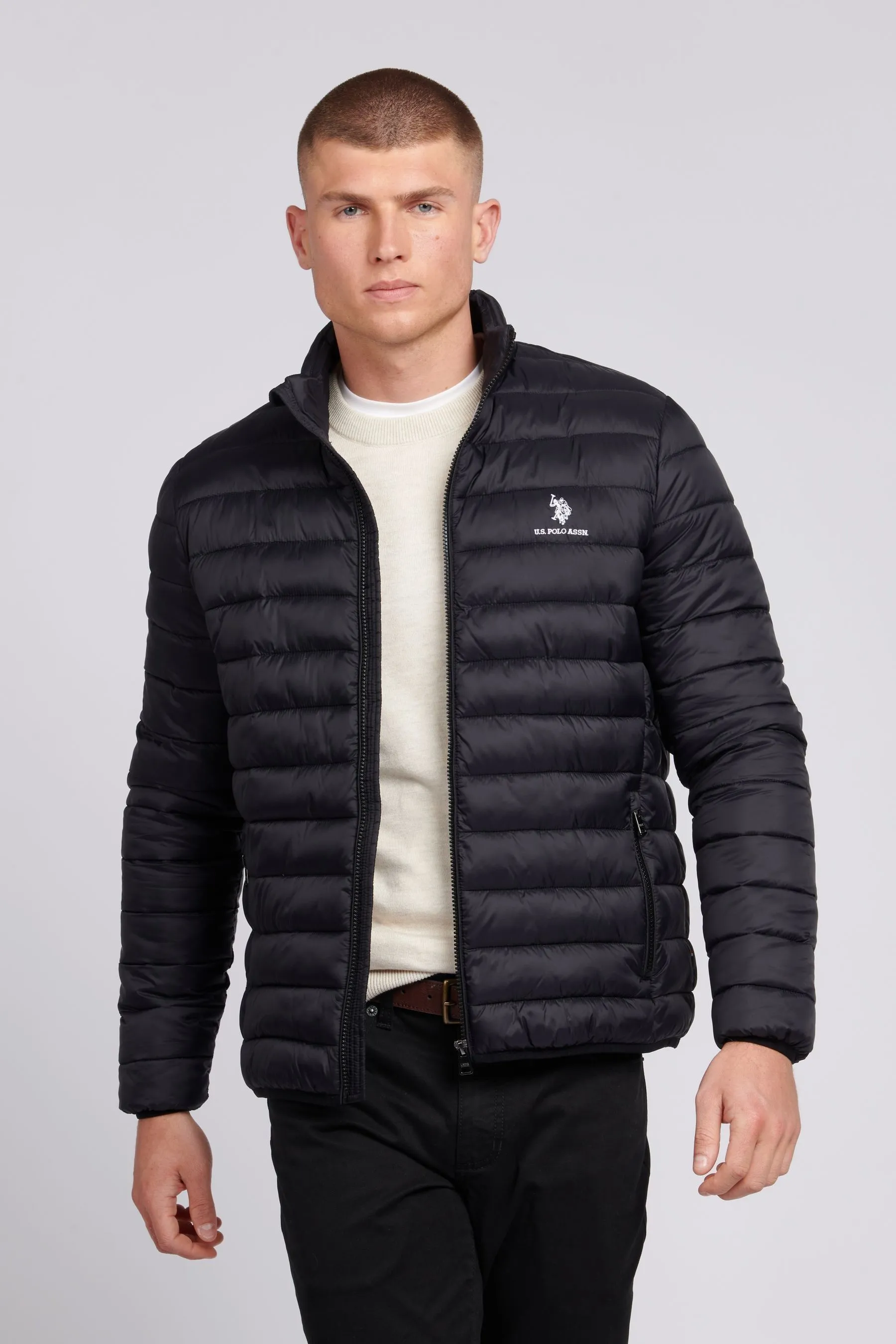 U.S. Polo Assn. Uomo - Giacca trapuntata leggera