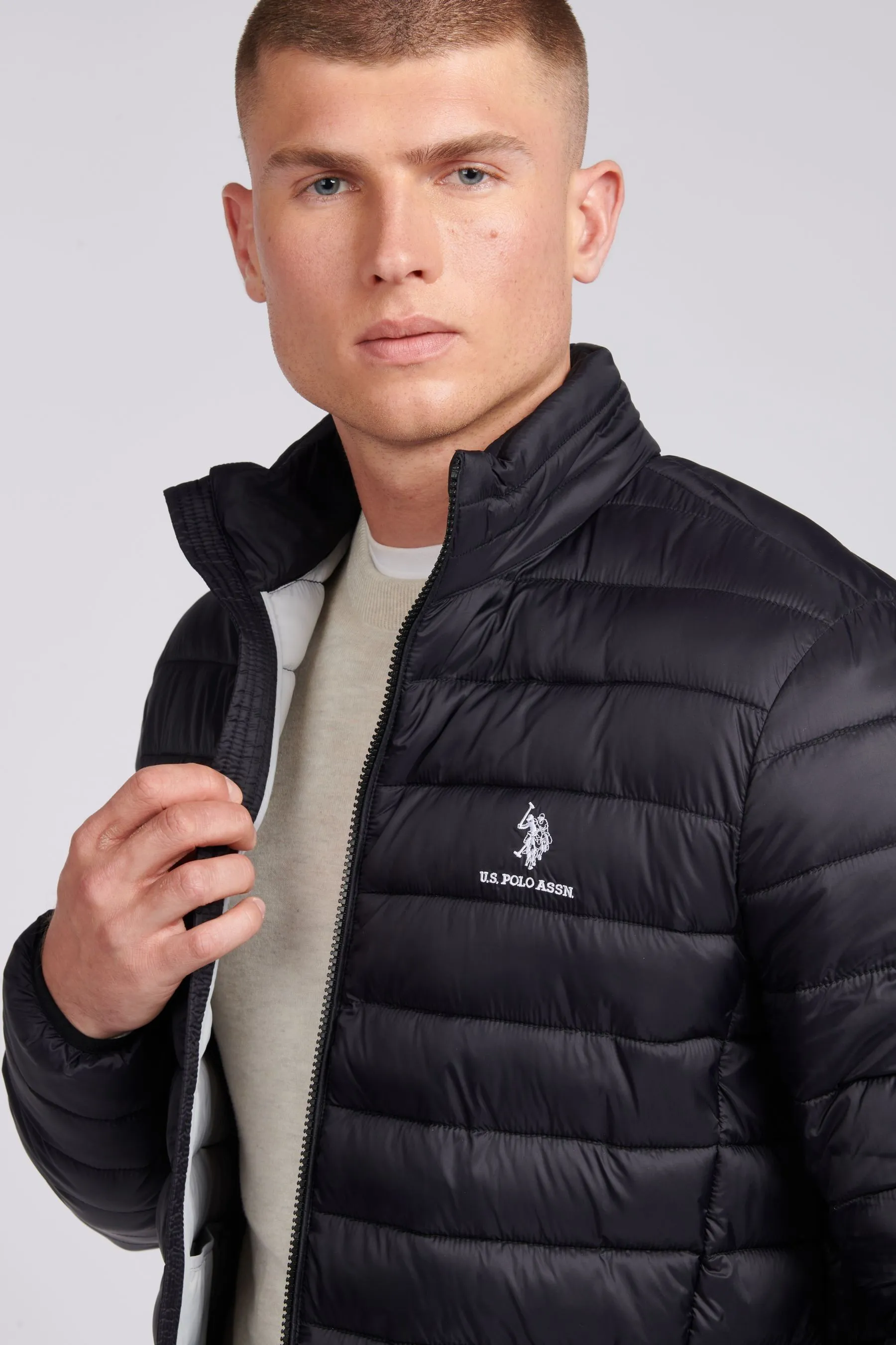 U.S. Polo Assn. Uomo - Giacca trapuntata leggera