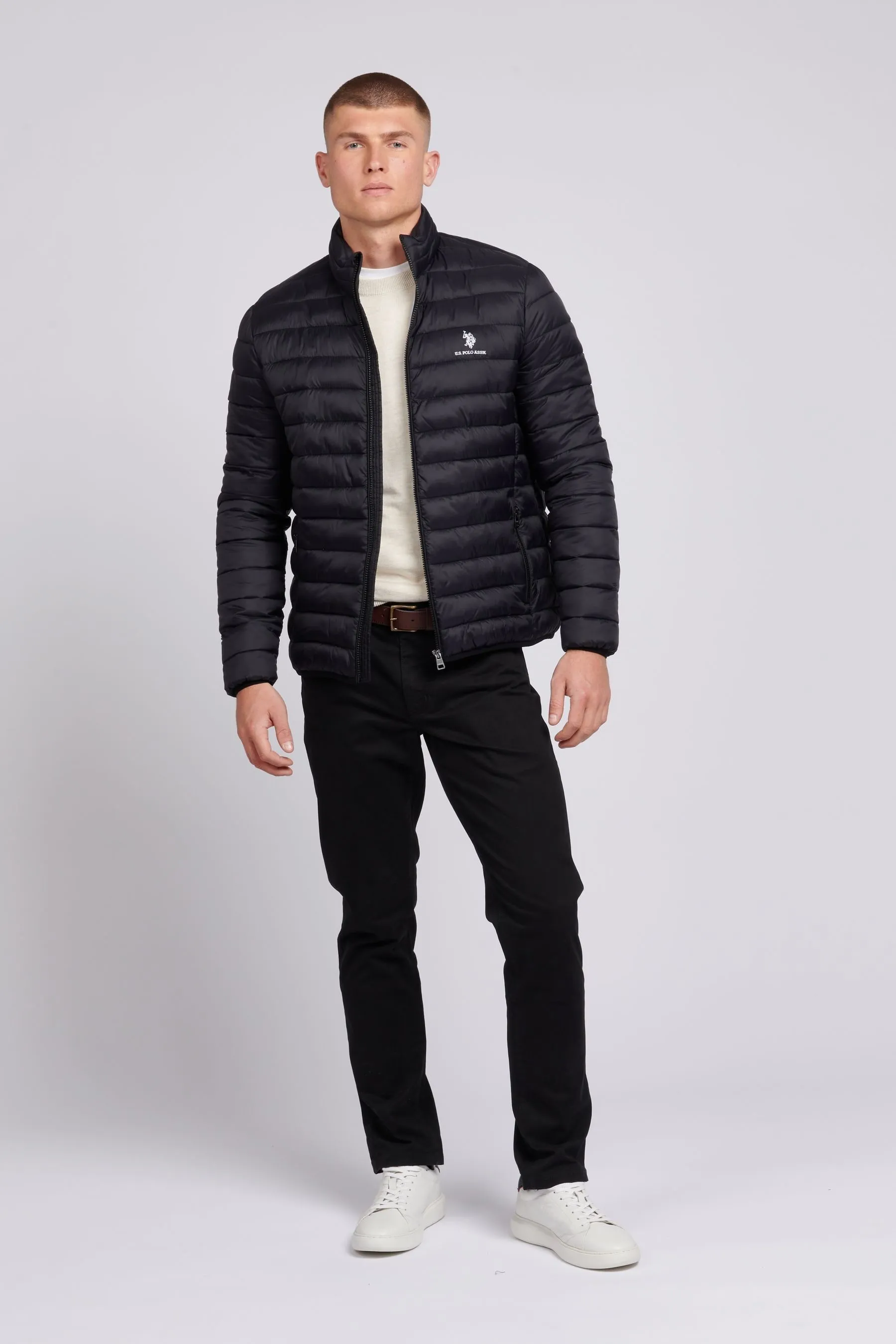 U.S. Polo Assn. Uomo - Giacca trapuntata leggera