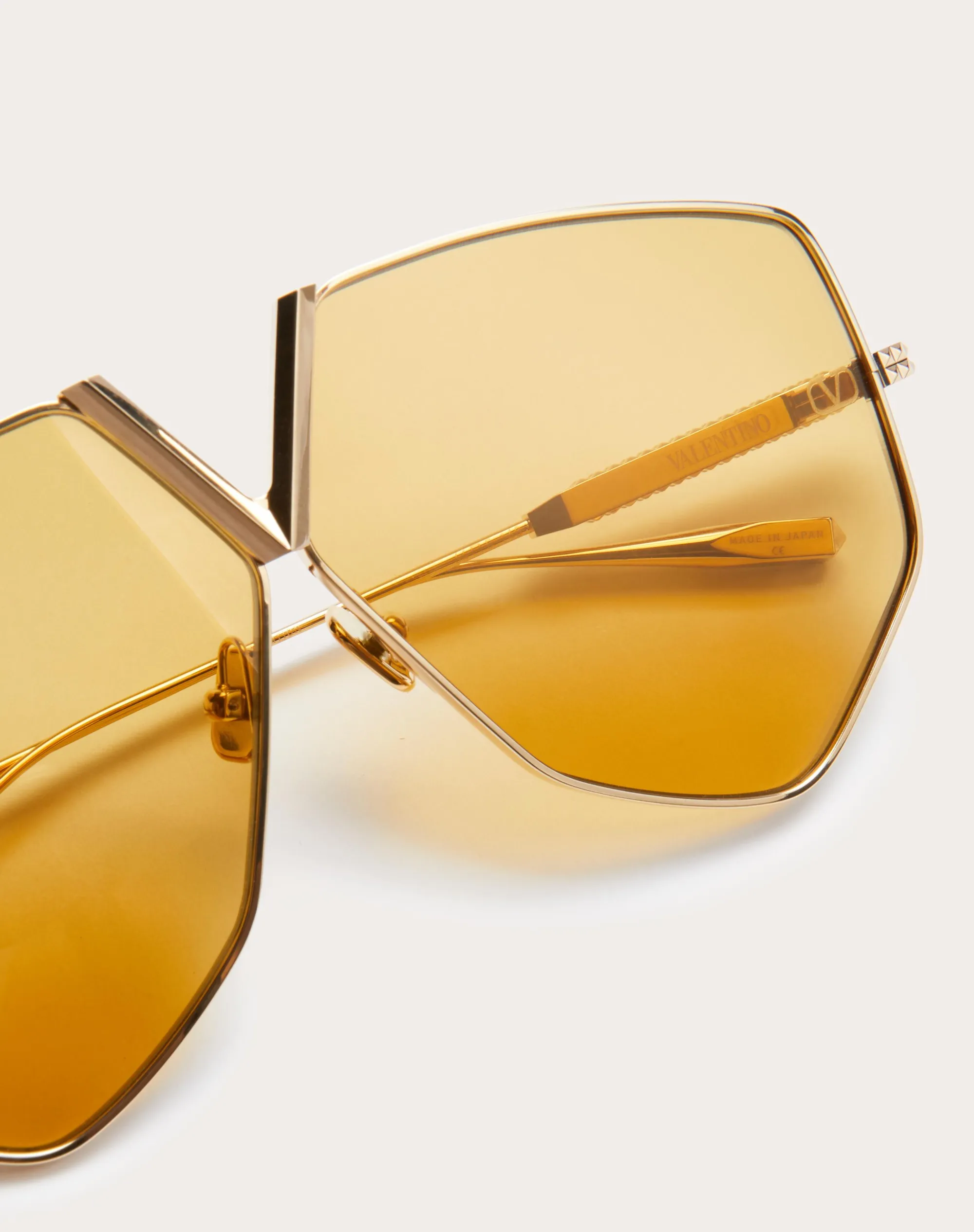 V - HEXAGON OCCHIALE PILOT OVERSIZE IN TITANIO