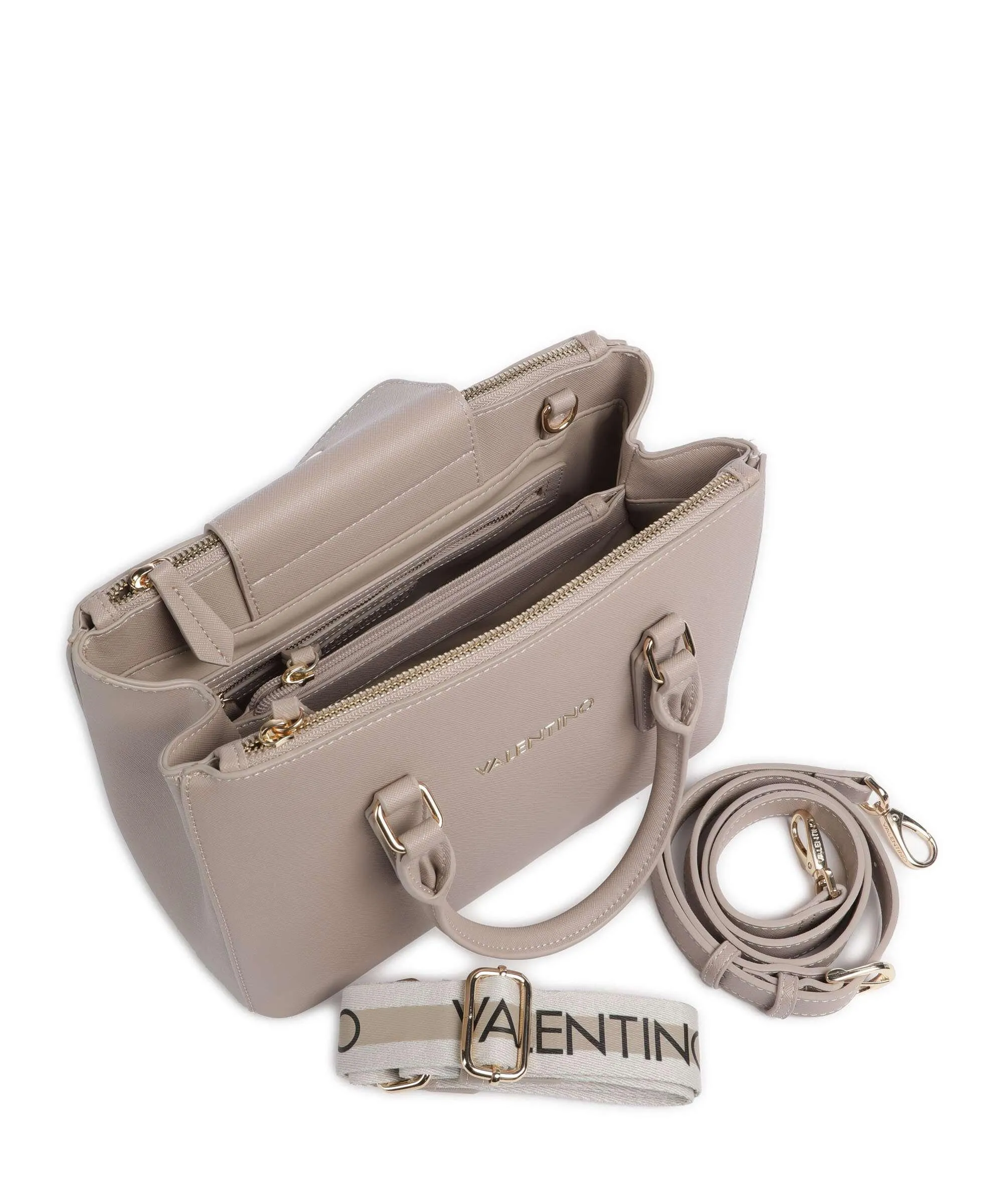  Valentino Bags Zero Re Borsa a mano pelle sintetica beige  