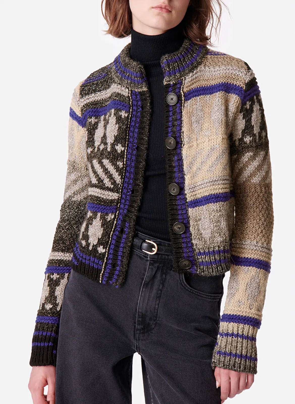  VANESSA BRUNO   DIAMENTA - Cardigan con bottoni | Grigio