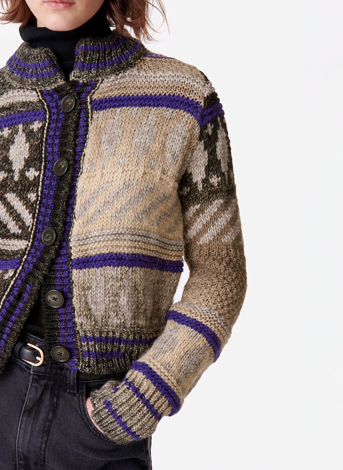  VANESSA BRUNO   DIAMENTA - Cardigan con bottoni | Grigio