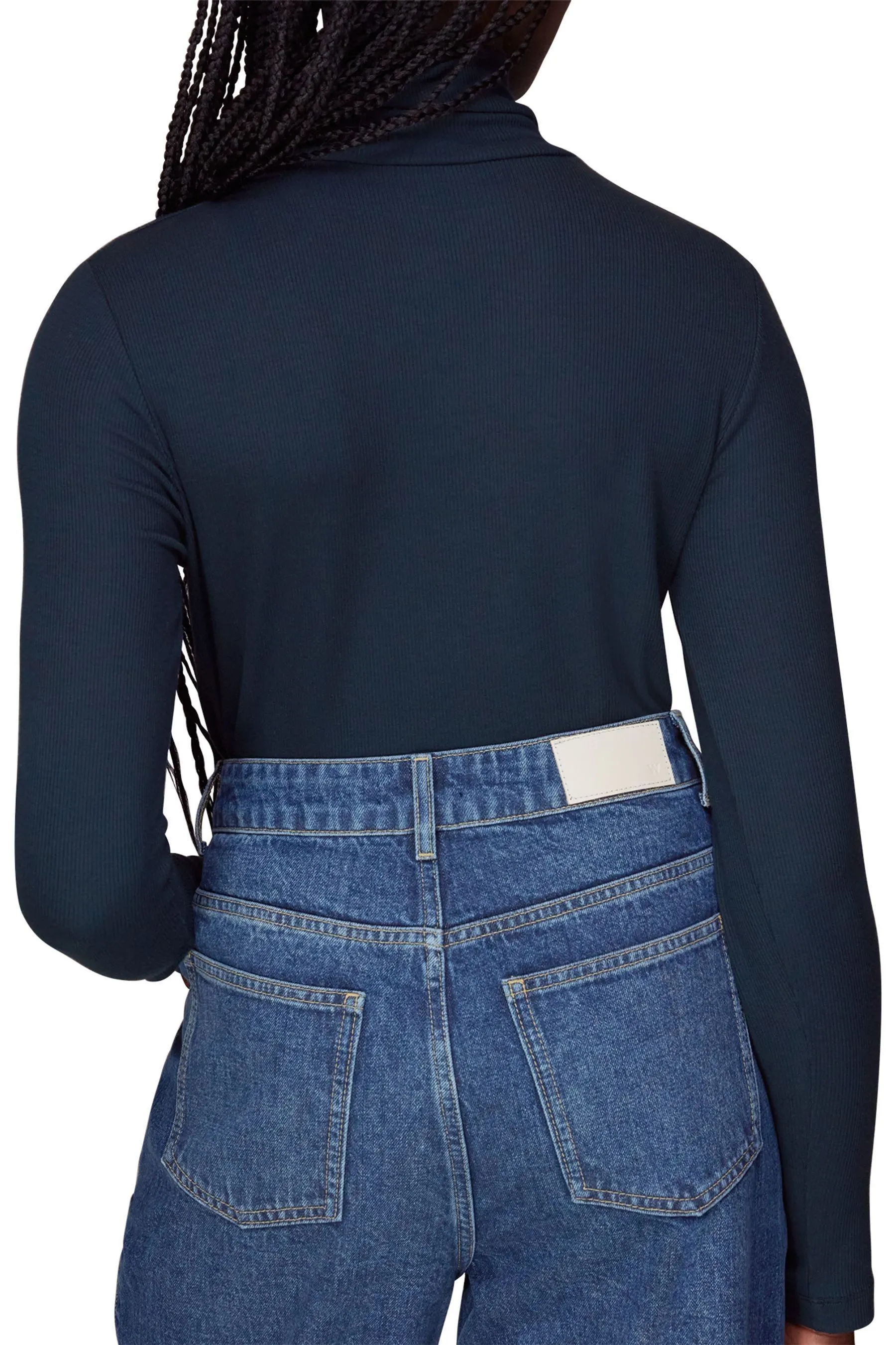 Whistles Essential Ribbed Jumper    