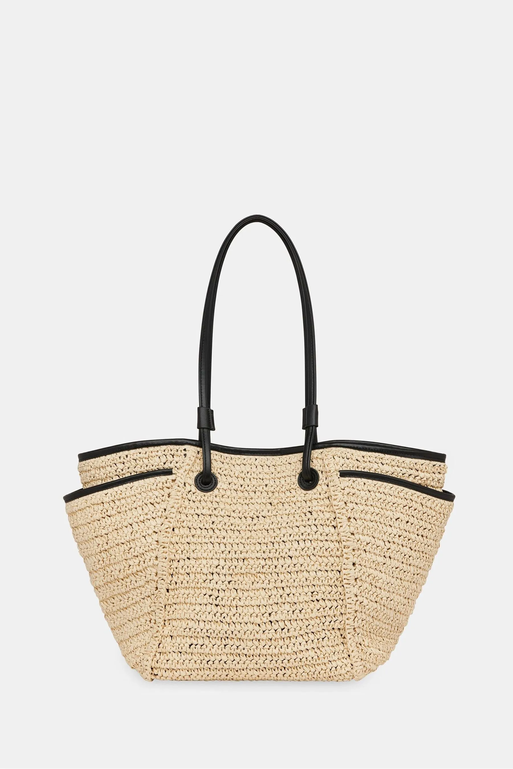 Whistles - Zoelle - Paglia color carne - Borsa tote
