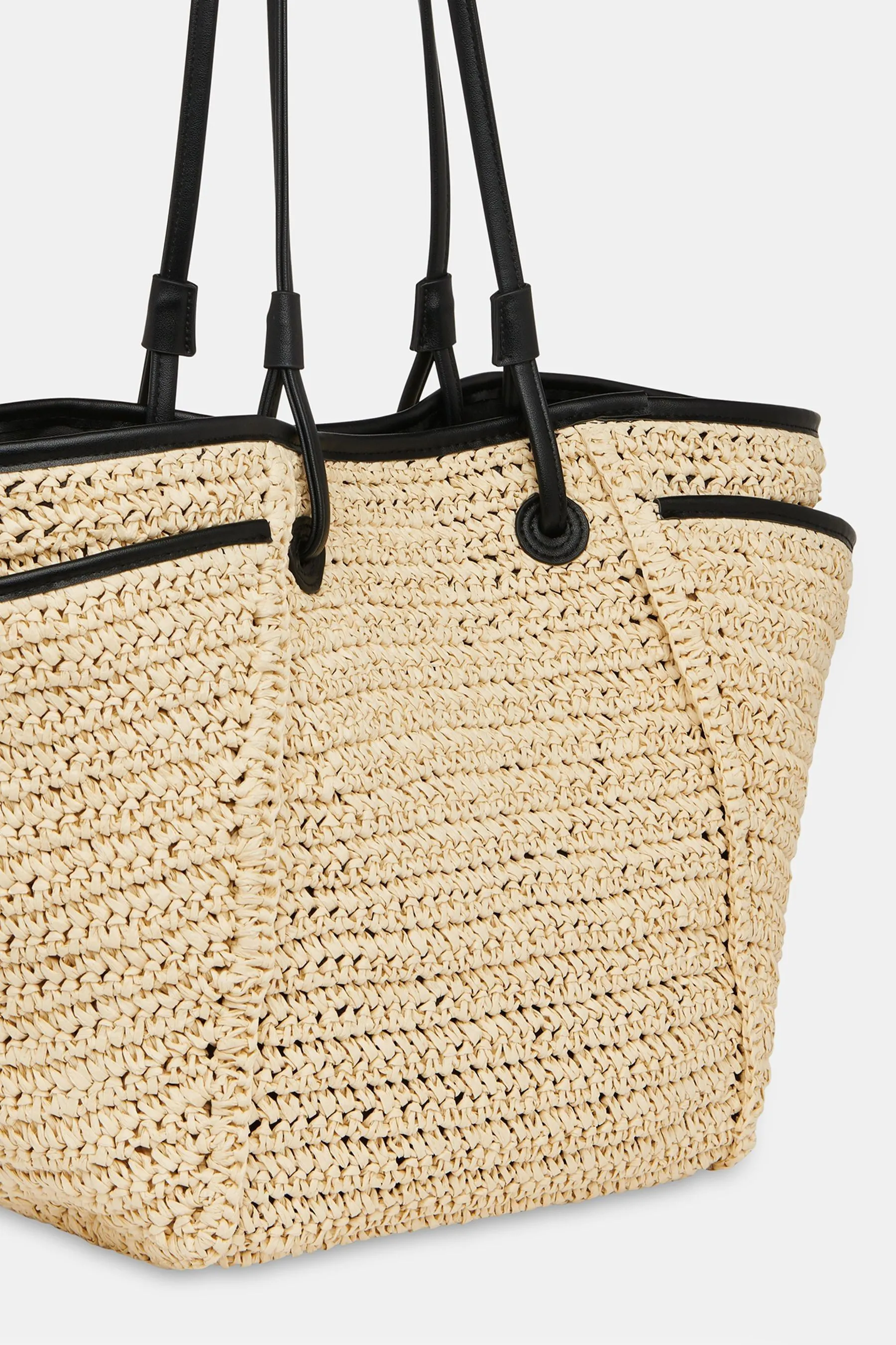 Whistles - Zoelle - Paglia color carne - Borsa tote