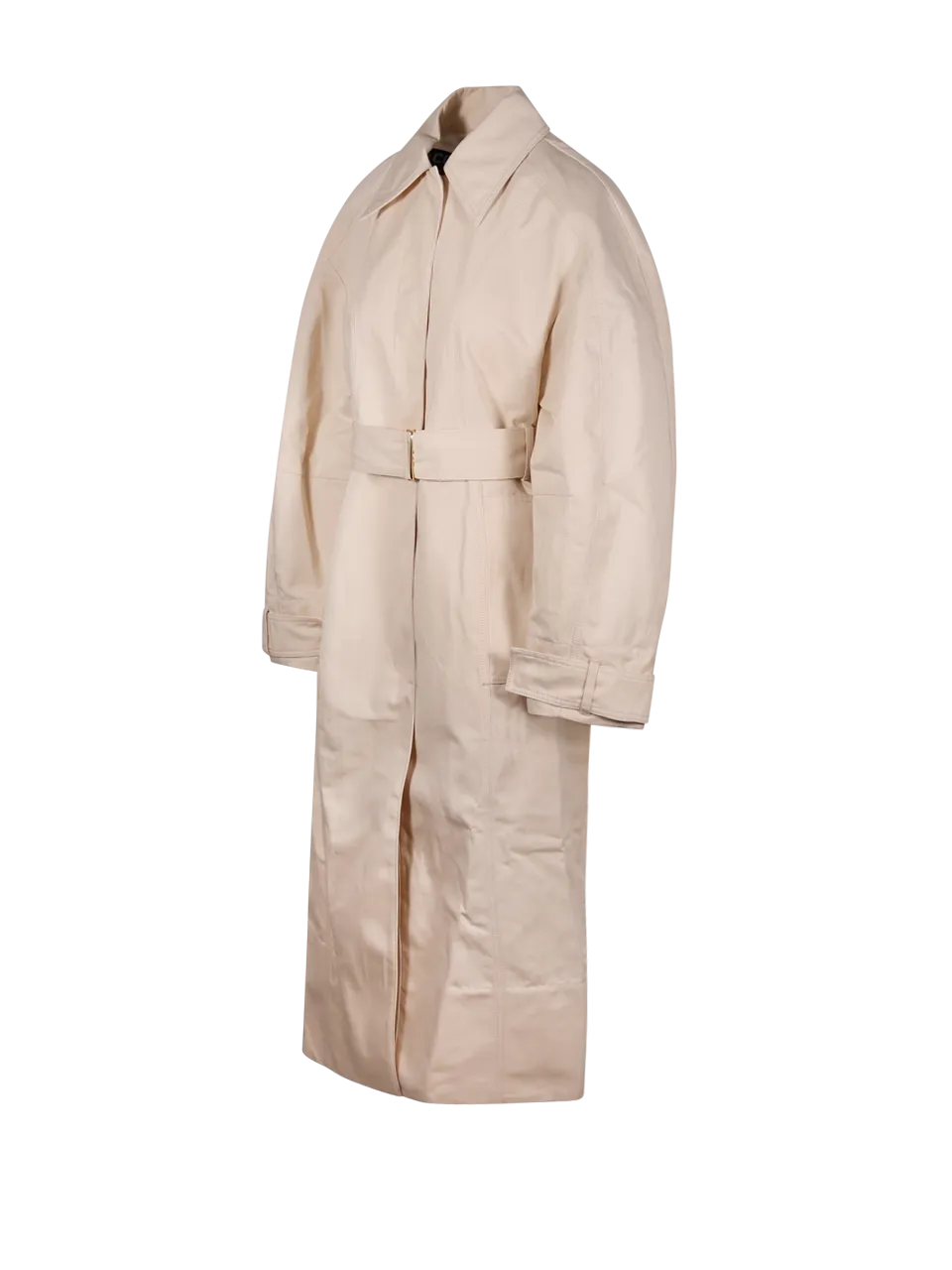 WOMAN JACQUEMUS NUDE COTTON BARI TRENCH