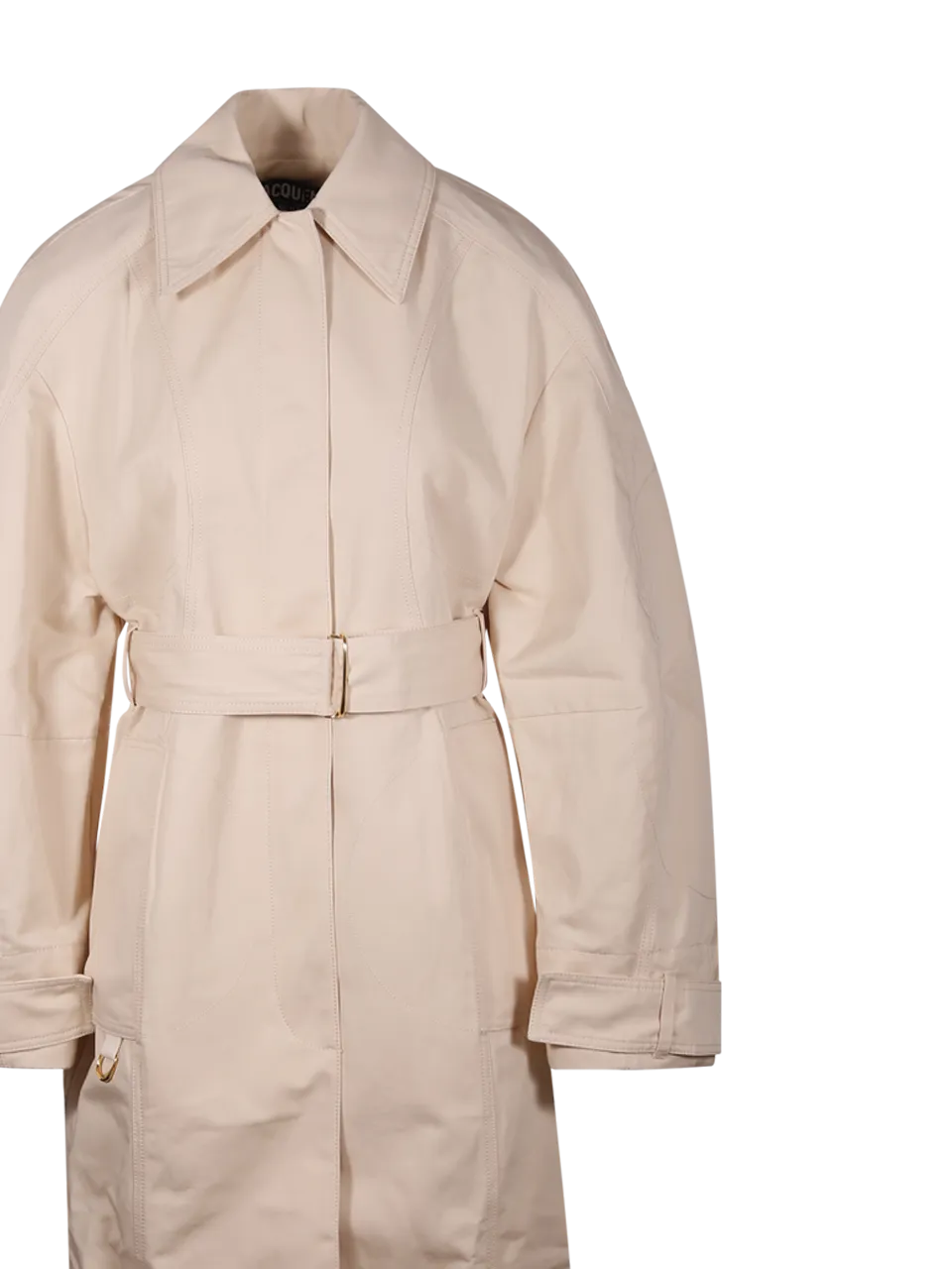 WOMAN JACQUEMUS NUDE COTTON BARI TRENCH