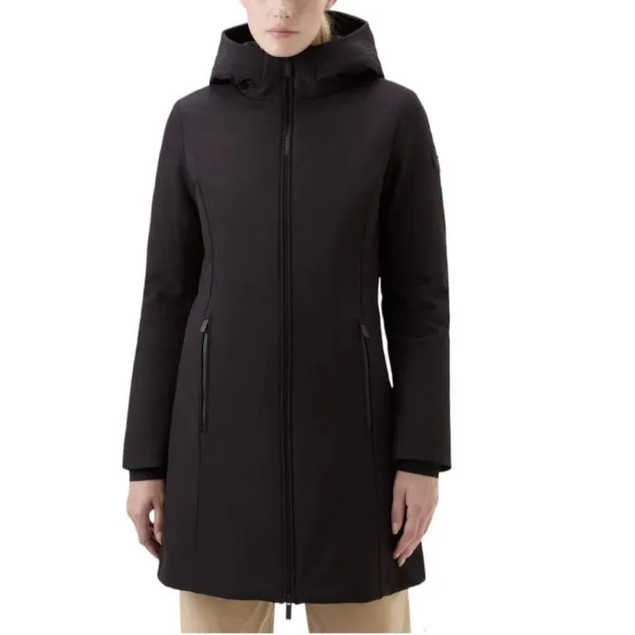 Woolrich Parka In Soft Shell Nero