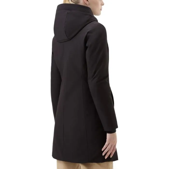 Woolrich Parka In Soft Shell Nero